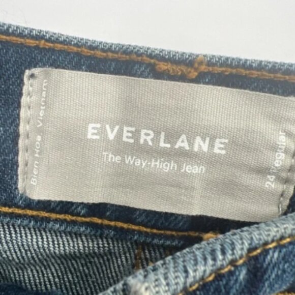 Everlane The Way-High Rise Denim Jeans 24 - Picture 3 of 9